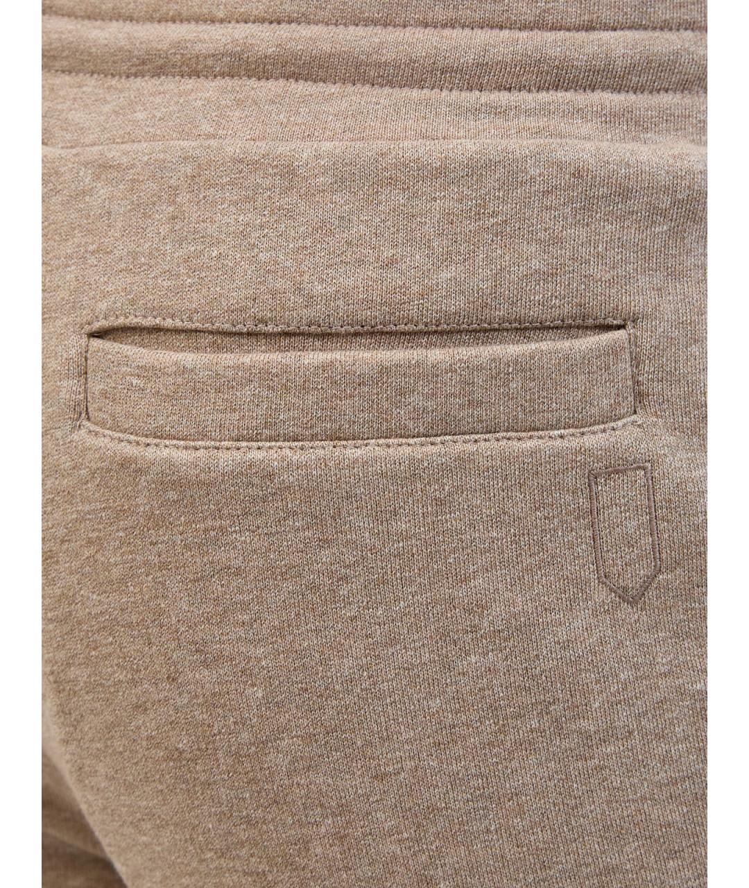 CANALI Бежевые хлопковые повседневные брюки, фото 5