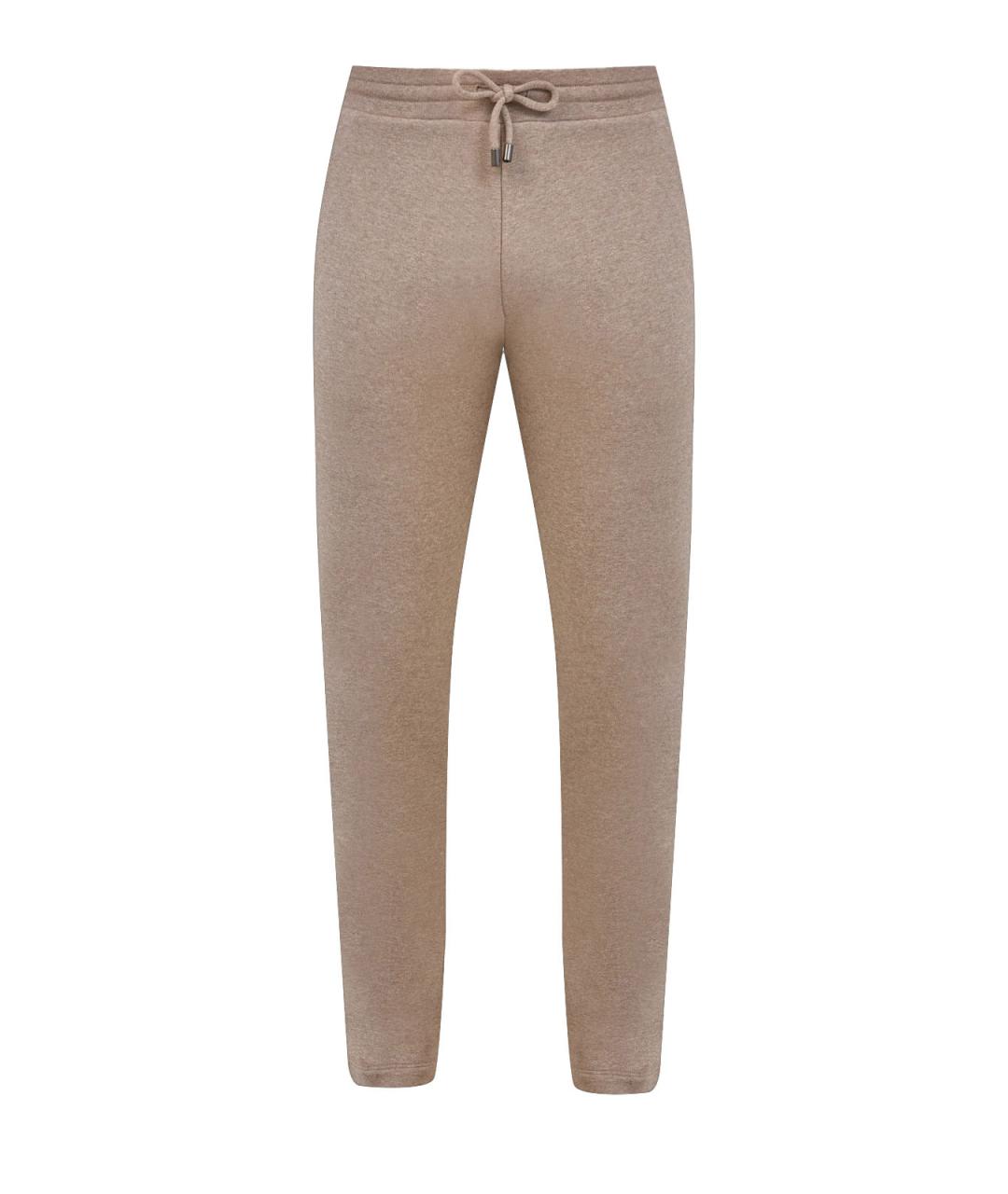 CANALI Бежевые хлопковые повседневные брюки, фото 1