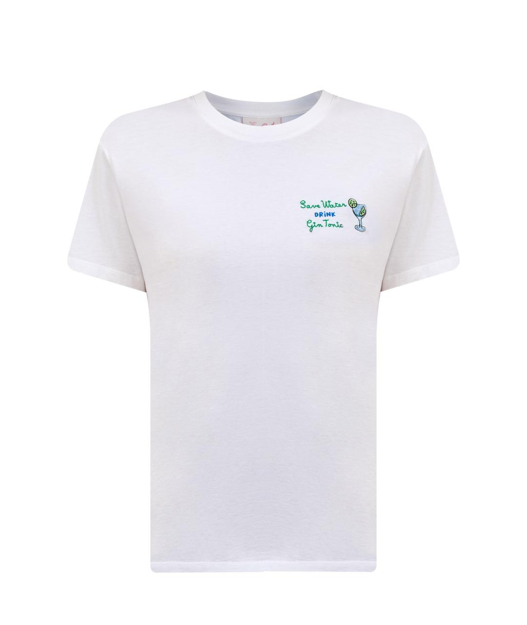 MC2 SAINT BARTH Белая хлопковая футболка, фото 1