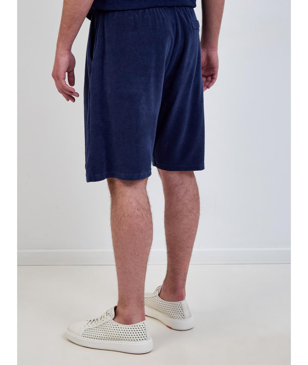 MC2 SAINT BARTH Синие хлопковые шорты, фото 4