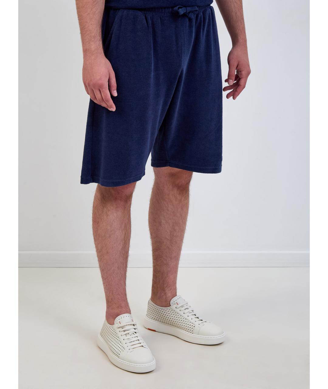 MC2 SAINT BARTH Синие хлопковые шорты, фото 3