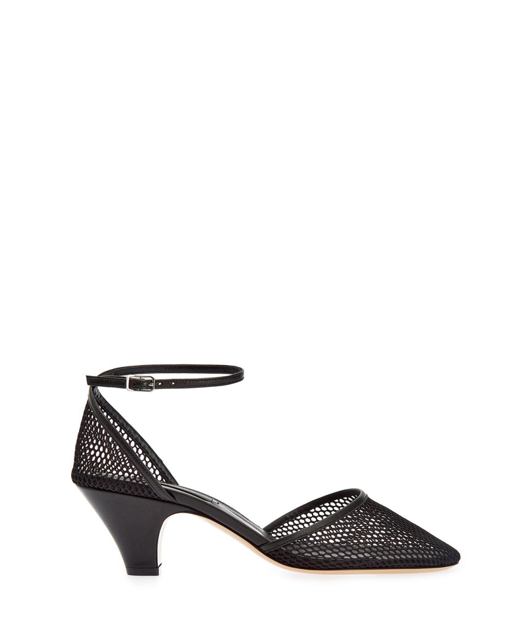 CASADEI Черные текстильные туфли, фото 1