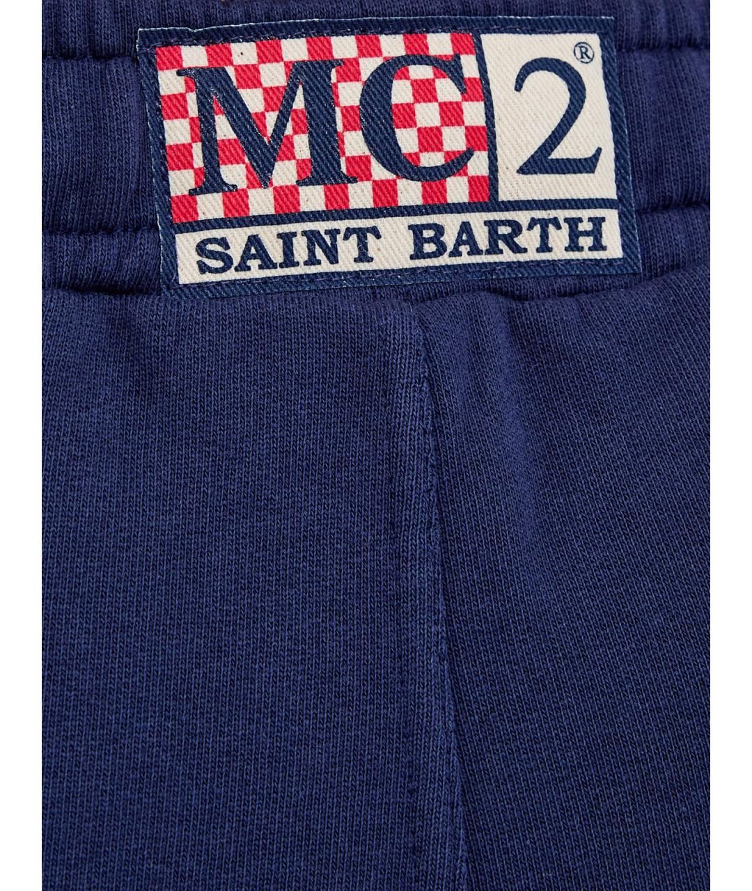MC2 SAINT BARTH Синие хлопковые шорты, фото 6