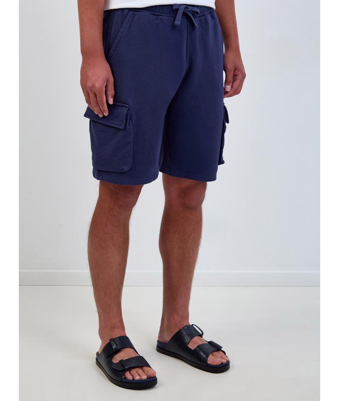 MC2 SAINT BARTH Синие хлопковые шорты, фото 3