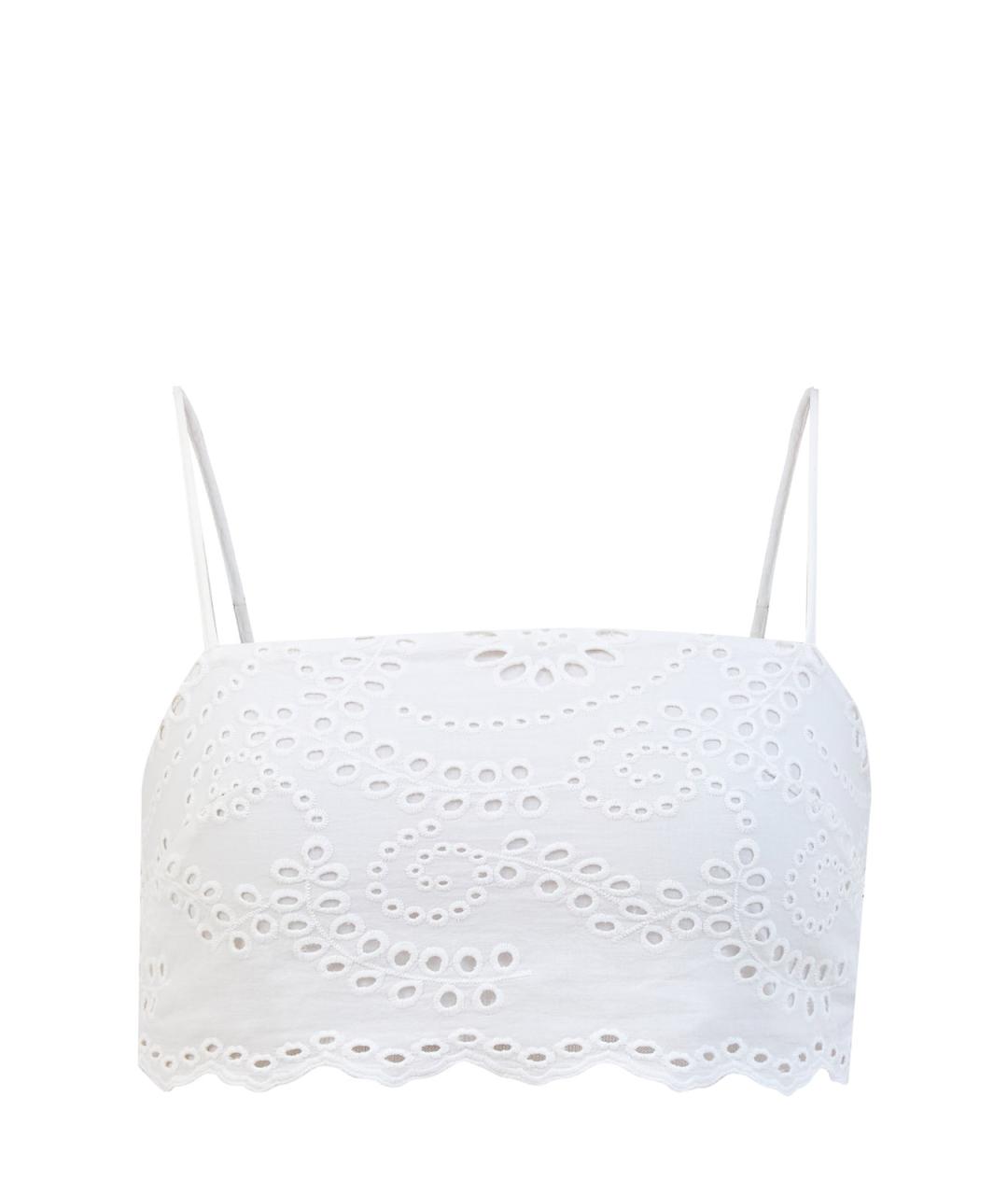 MC2 SAINT BARTH Белая хлопковая майка, фото 1