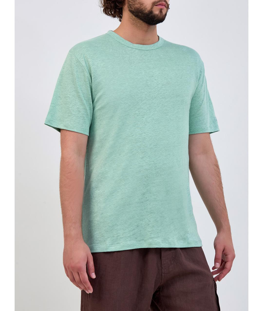 MC2 SAINT BARTH Бирюзовая футболка, фото 3