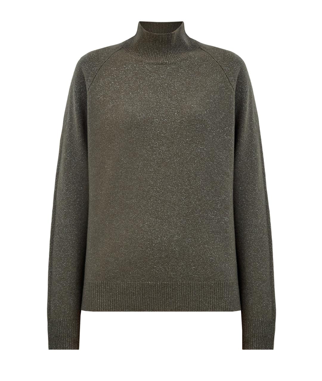 PESERICO Зеленый шерстяной джемпер / свитер, фото 1