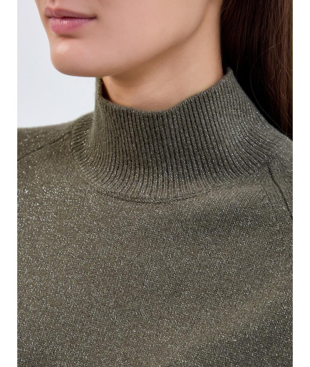 PESERICO Зеленый шерстяной джемпер / свитер, фото 5