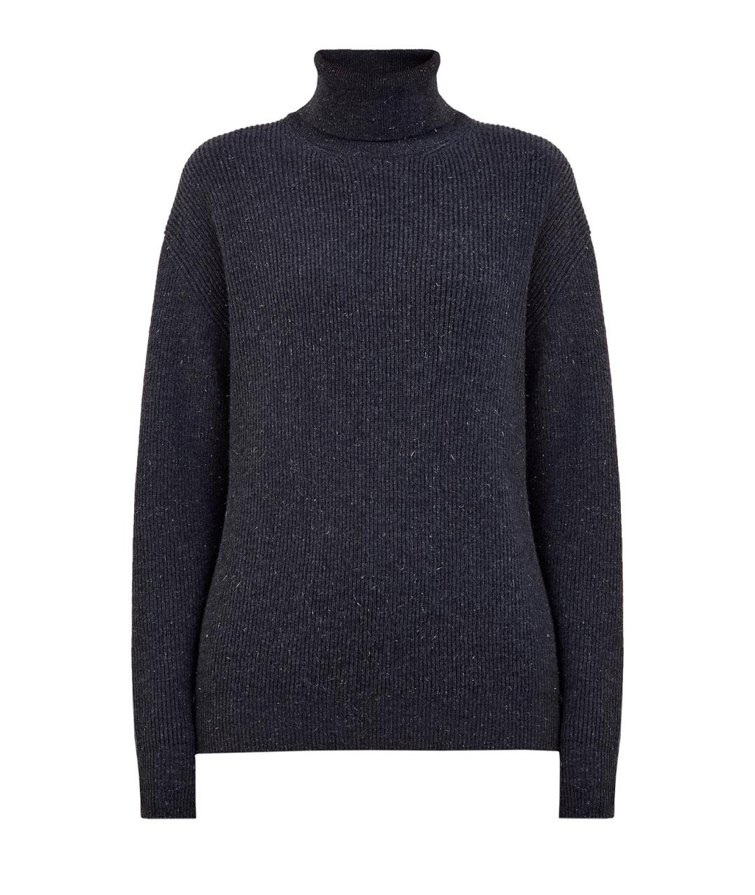 PESERICO Антрацитовый шерстяной джемпер / свитер, фото 1