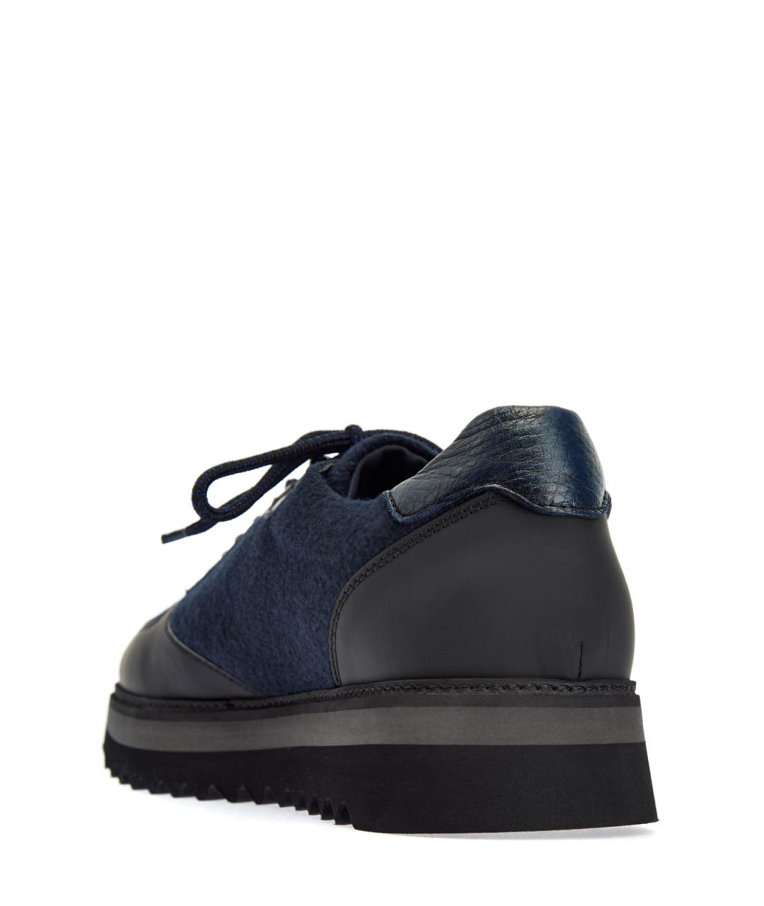 BARRETT Синие низкие кроссовки / кеды, фото 4