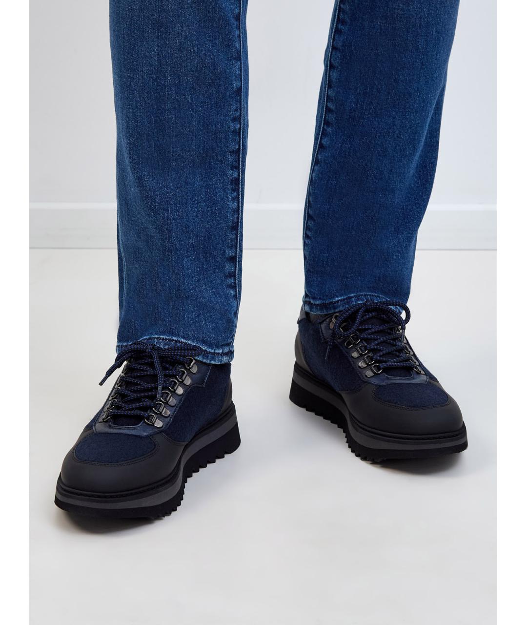 BARRETT Синие низкие кроссовки / кеды, фото 2