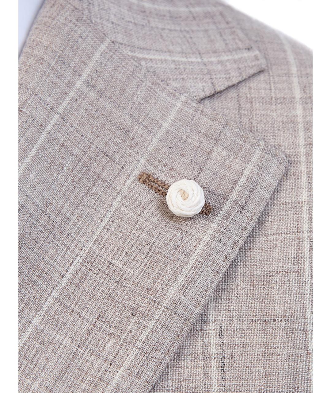 L.B.M. 1911 Бежевый классический костюм, фото 5