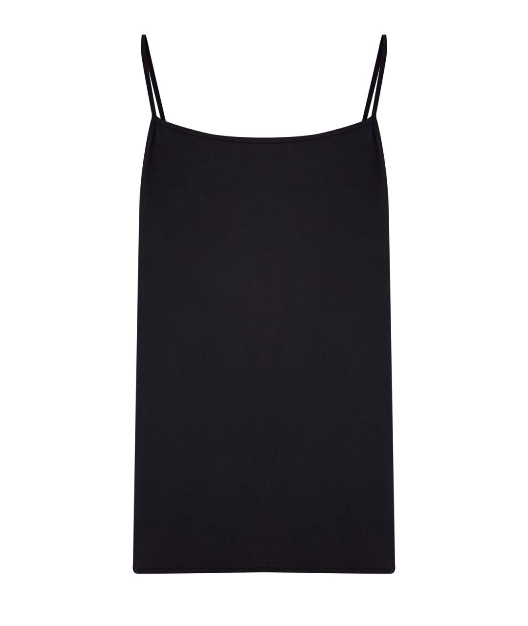 PESERICO Черная шелковая майка, фото 2