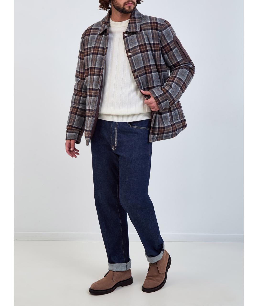 PESERICO Белый шерстяной джемпер / свитер, фото 2