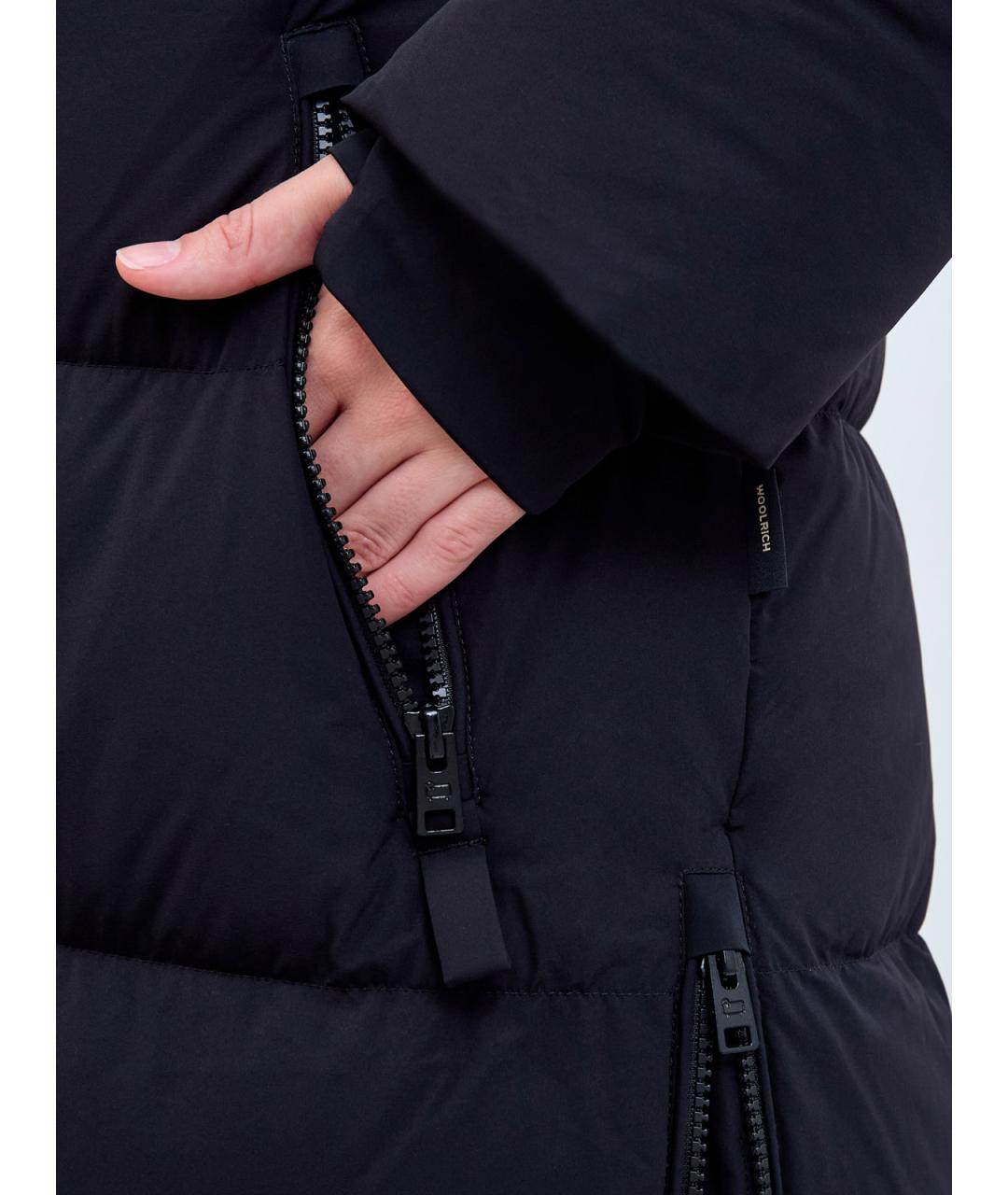 WOOLRICH Черная полиамидовая парка, фото 5