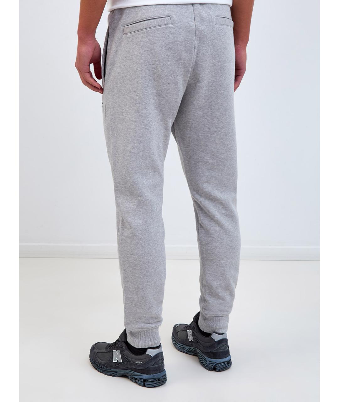 DIESEL Серые хлопковые повседневные брюки, фото 4