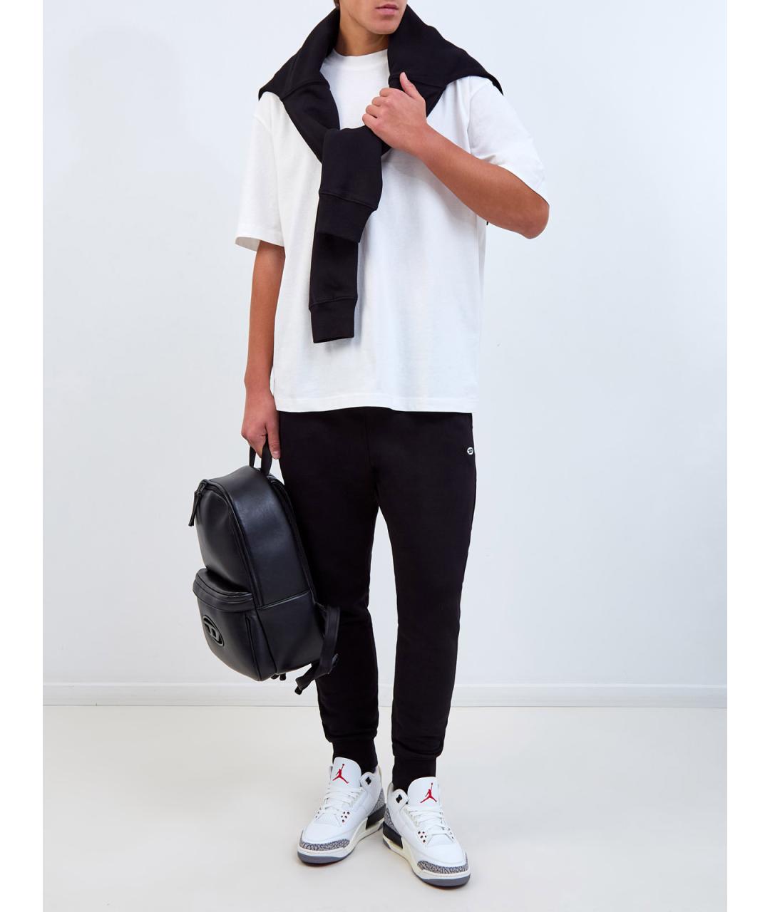 DIESEL Белая хлопковая футболка, фото 2