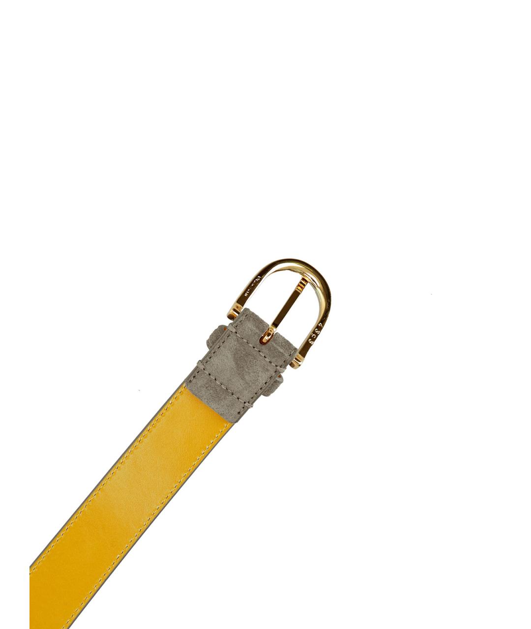 DOUCAL'S Серый замшевый ремень, фото 5