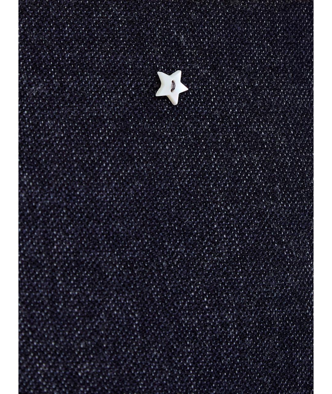 LORENA ANTONIAZZI Синяя шерстяная юбка макси, фото 5