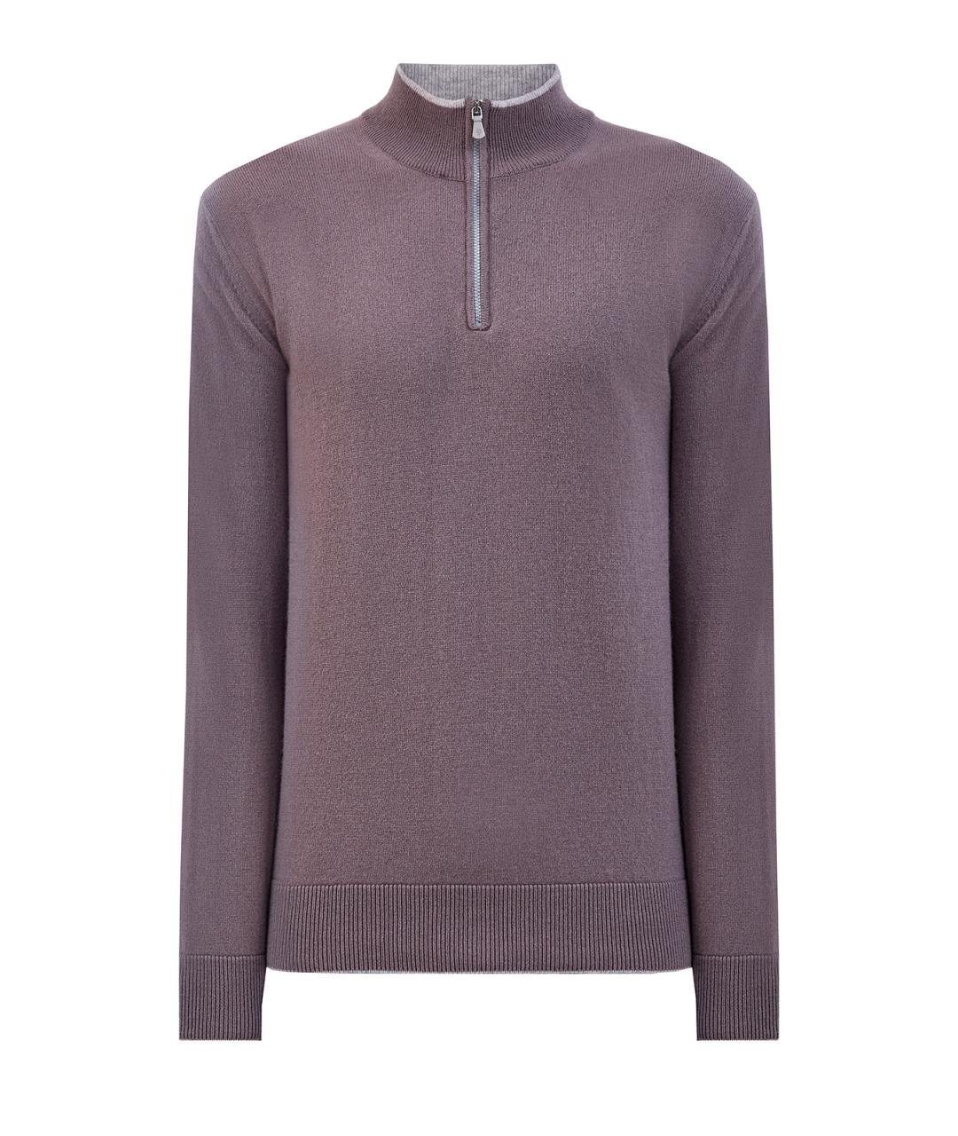 ELEVENTY Фиолетовый кашемировый джемпер / свитер, фото 1