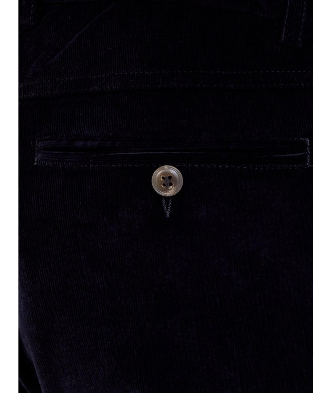 CANALI Синие хлопковые повседневные брюки, фото 5