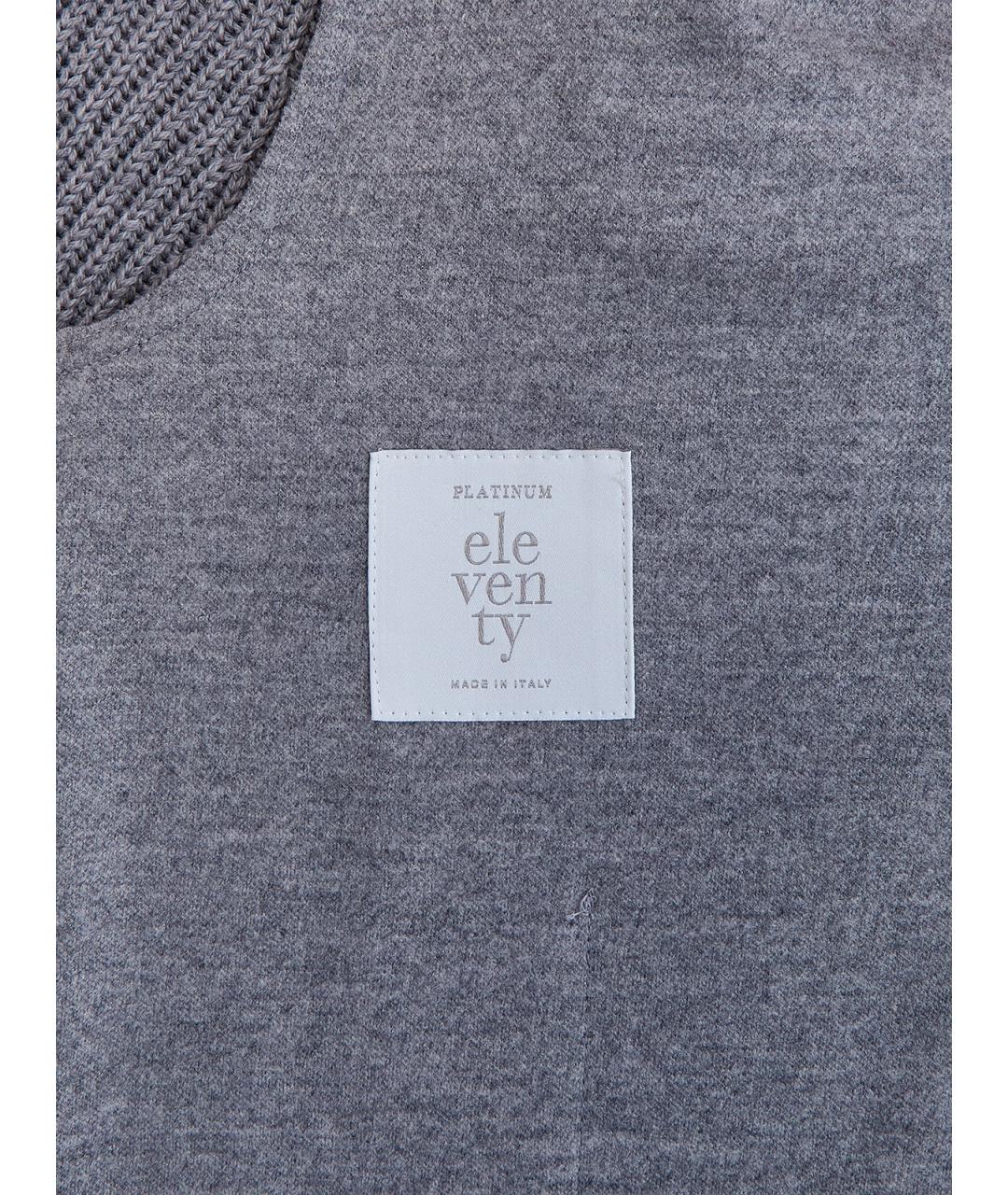 ELEVENTY Серый шерстяной пиджак, фото 6