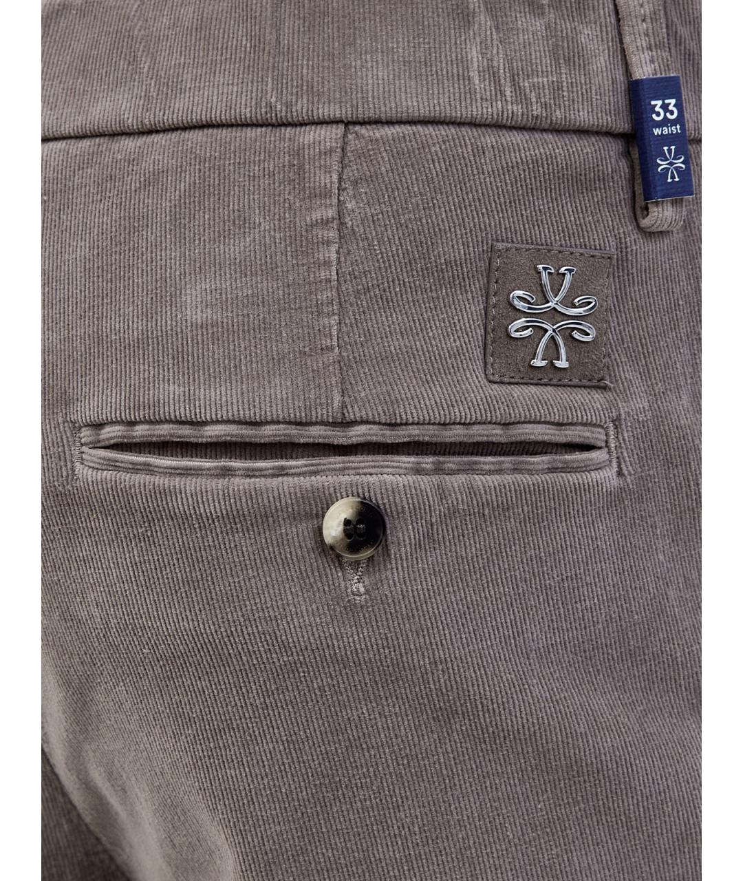 JACOB COHEN Серые хлопковые повседневные брюки, фото 5