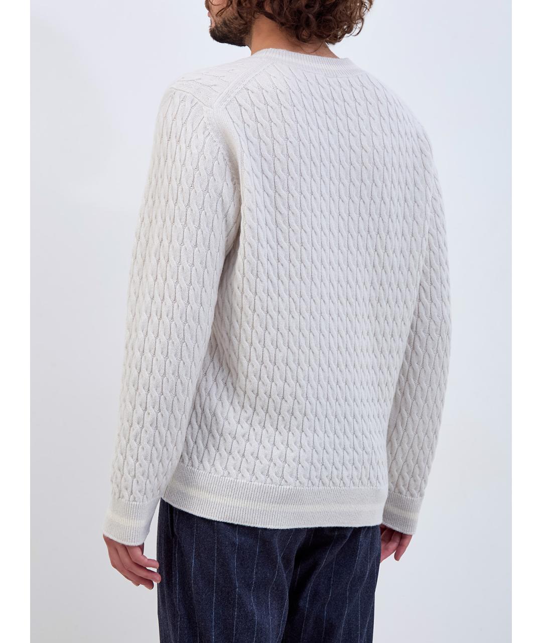 ELEVENTY Серый шерстяной джемпер / свитер, фото 4