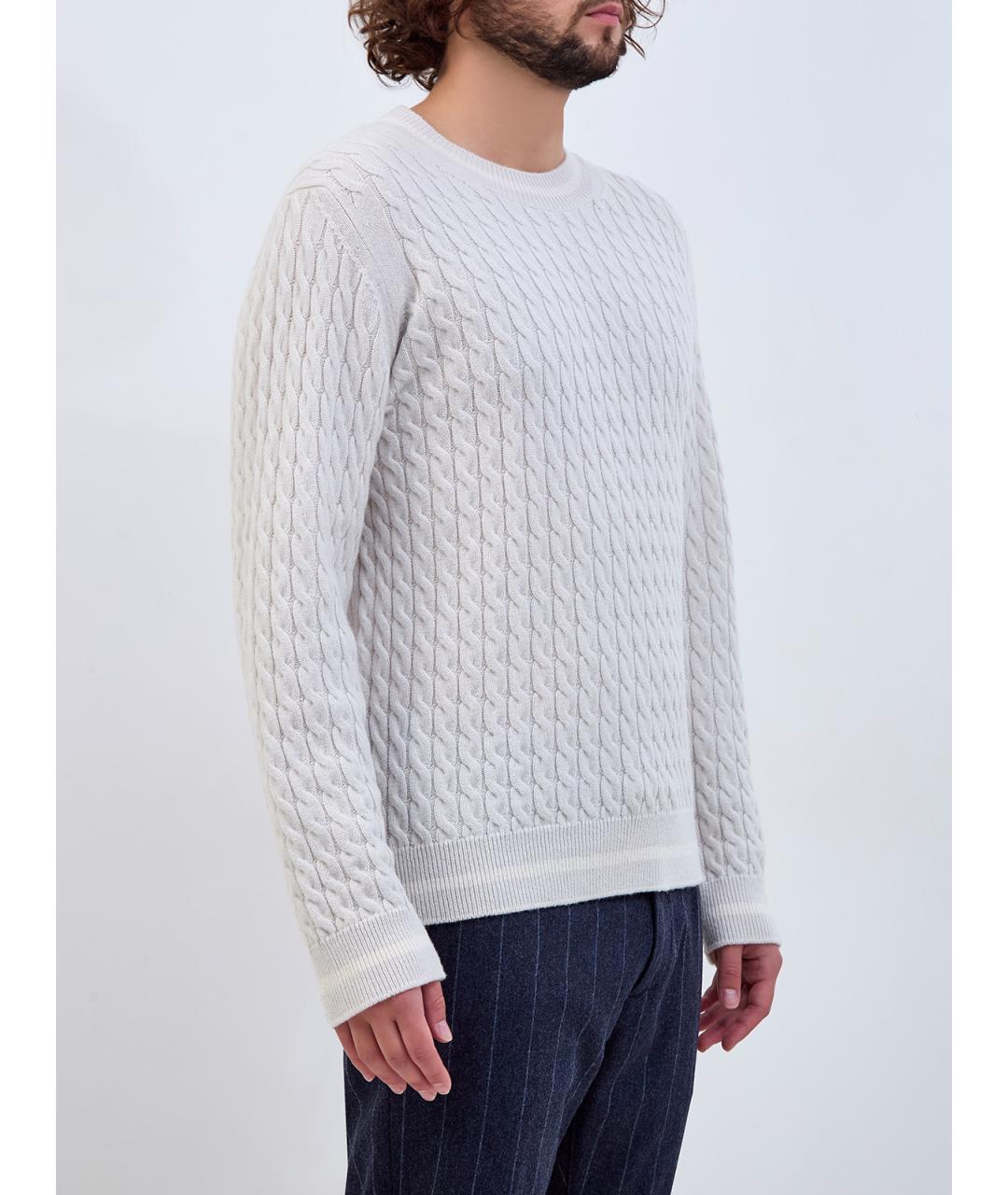 ELEVENTY Серый шерстяной джемпер / свитер, фото 3