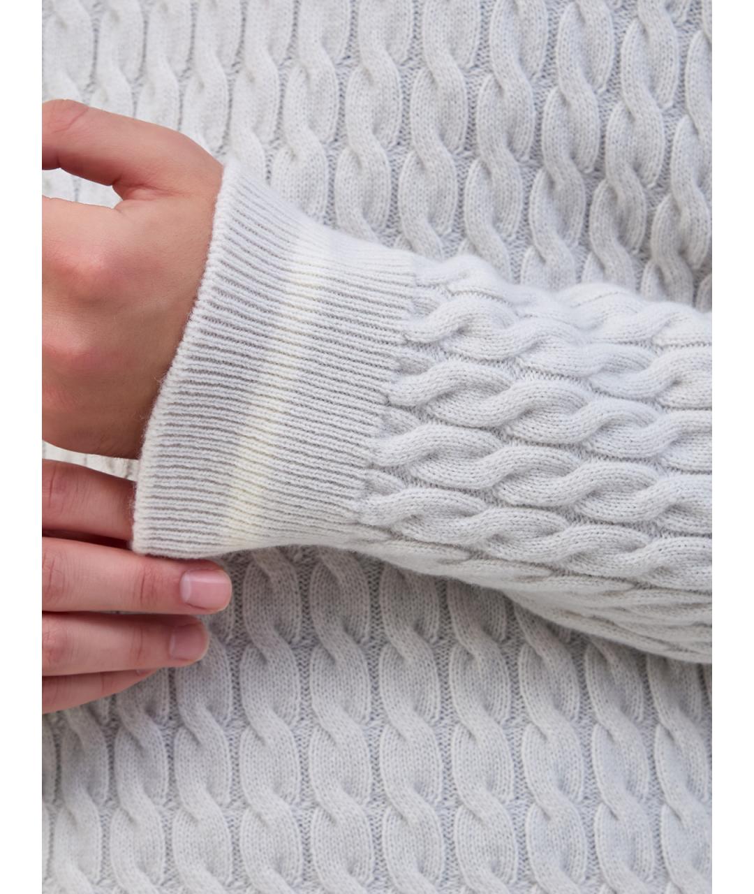 ELEVENTY Серый шерстяной джемпер / свитер, фото 5