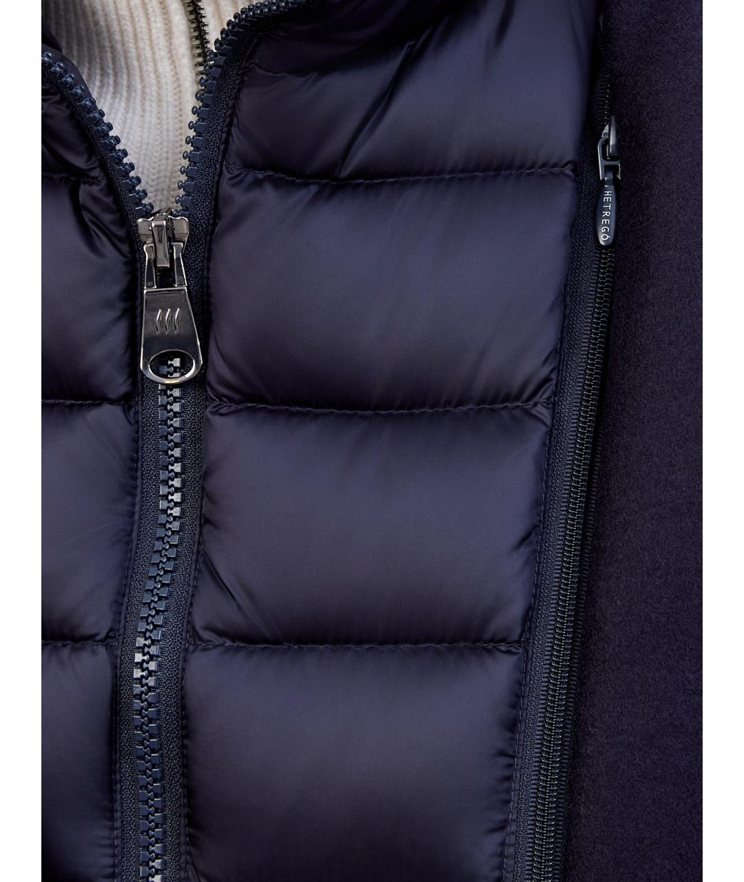 HETREGO Темно-синий полиэстеровый пуховик, фото 5