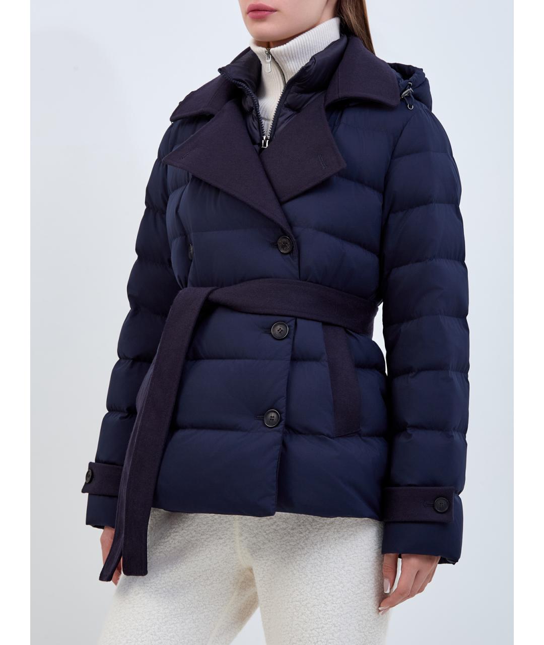 HETREGO Темно-синий полиэстеровый пуховик, фото 3