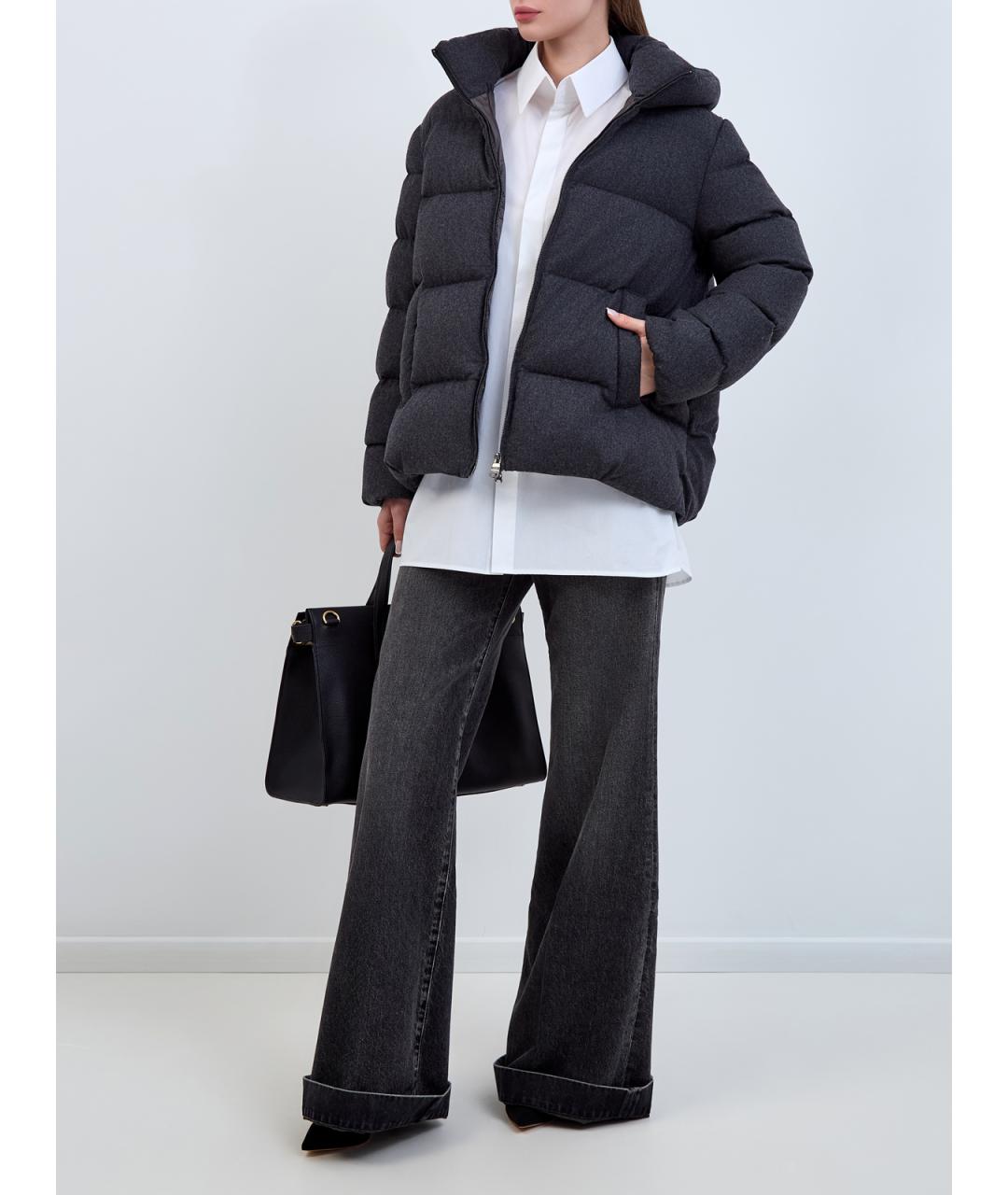 HETREGO Антрацитовый полиамидовый пуховик, фото 2