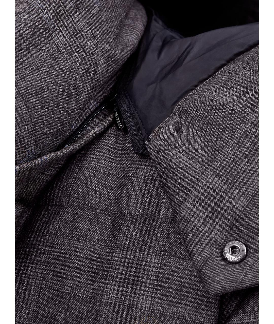 HETREGO Коричневый шерстяной пуховик, фото 5