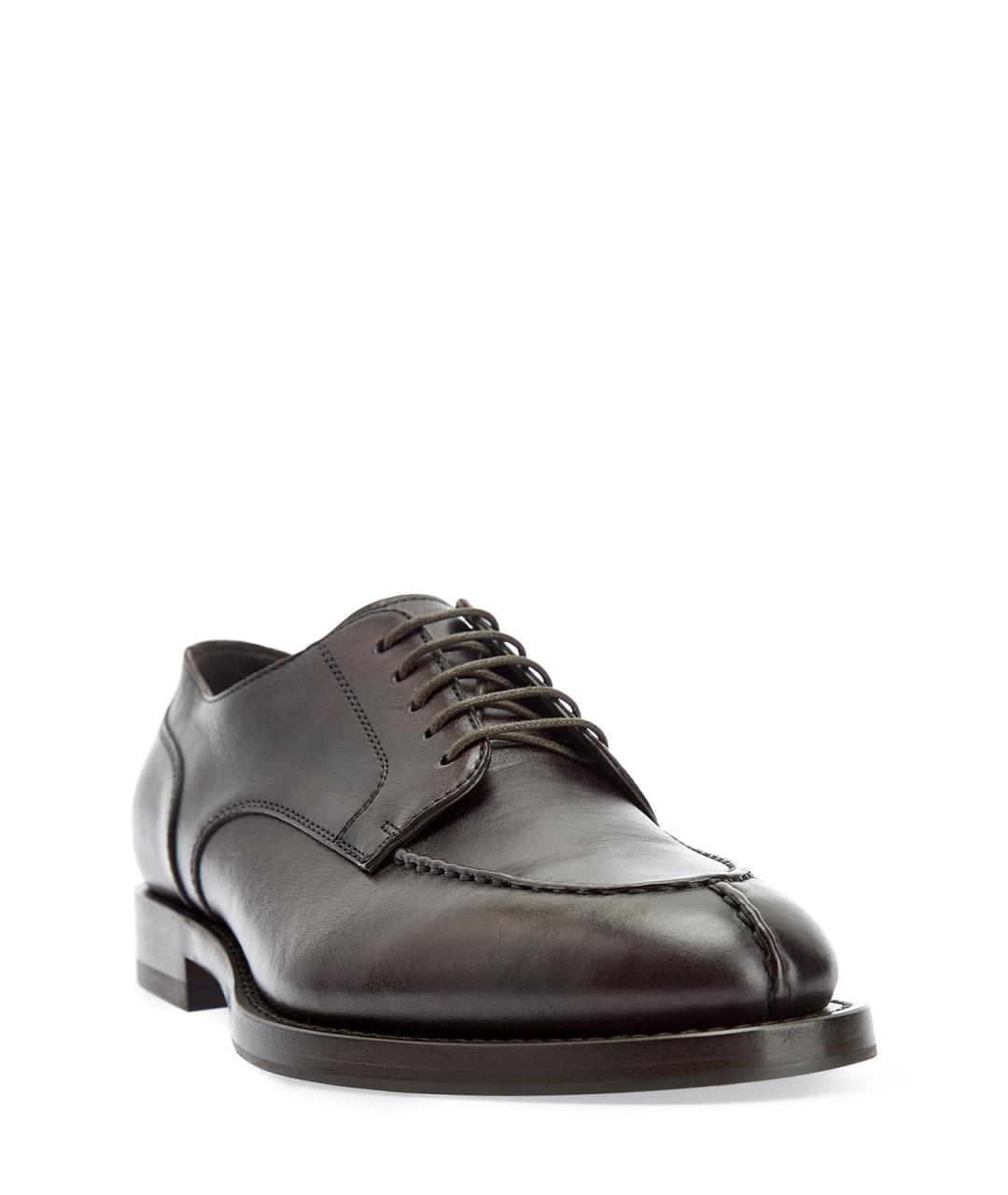 BRUNELLO CUCINELLI Коричневые кожаные туфли, фото 3