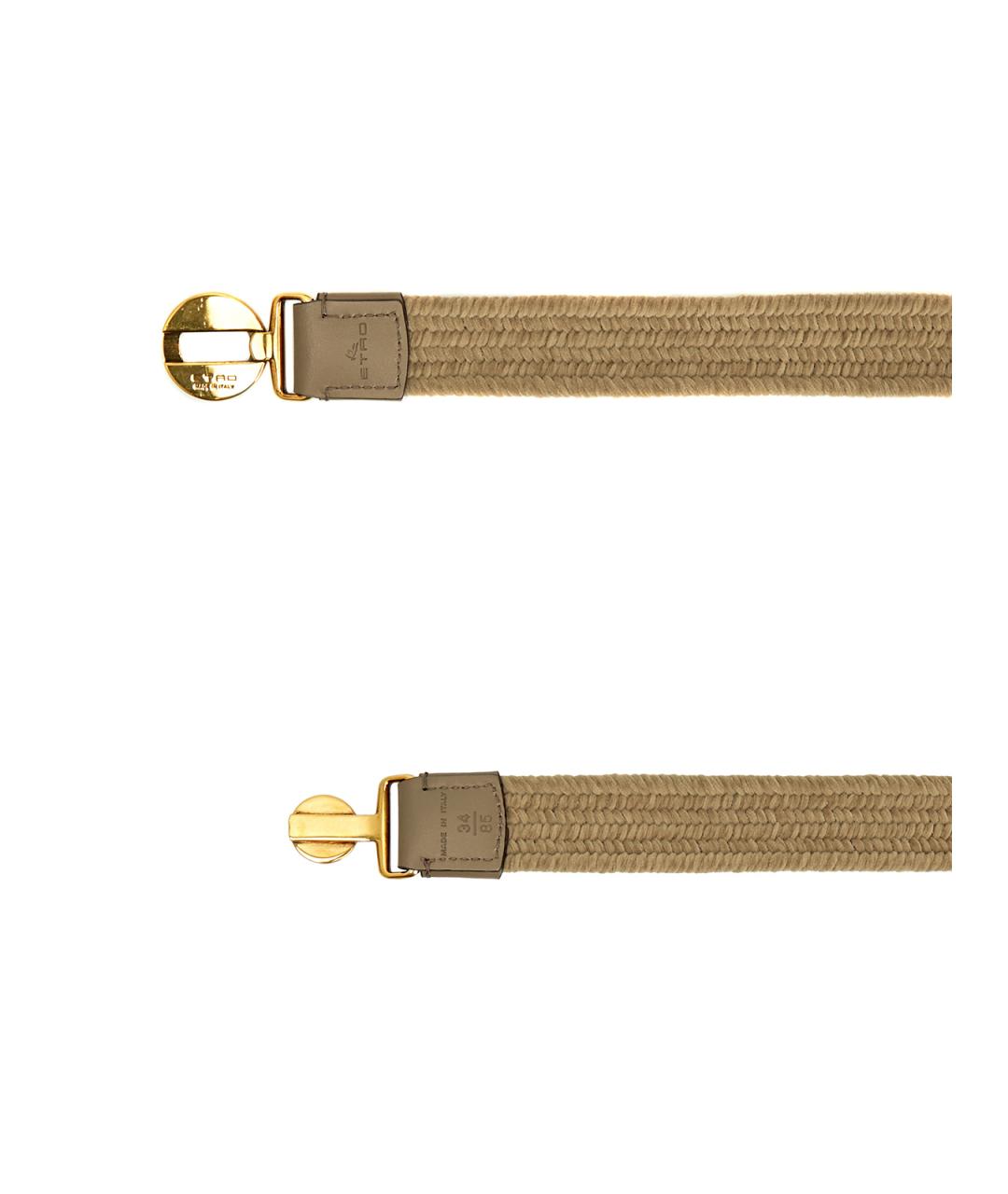 ETRO Бежевый ремень, фото 4