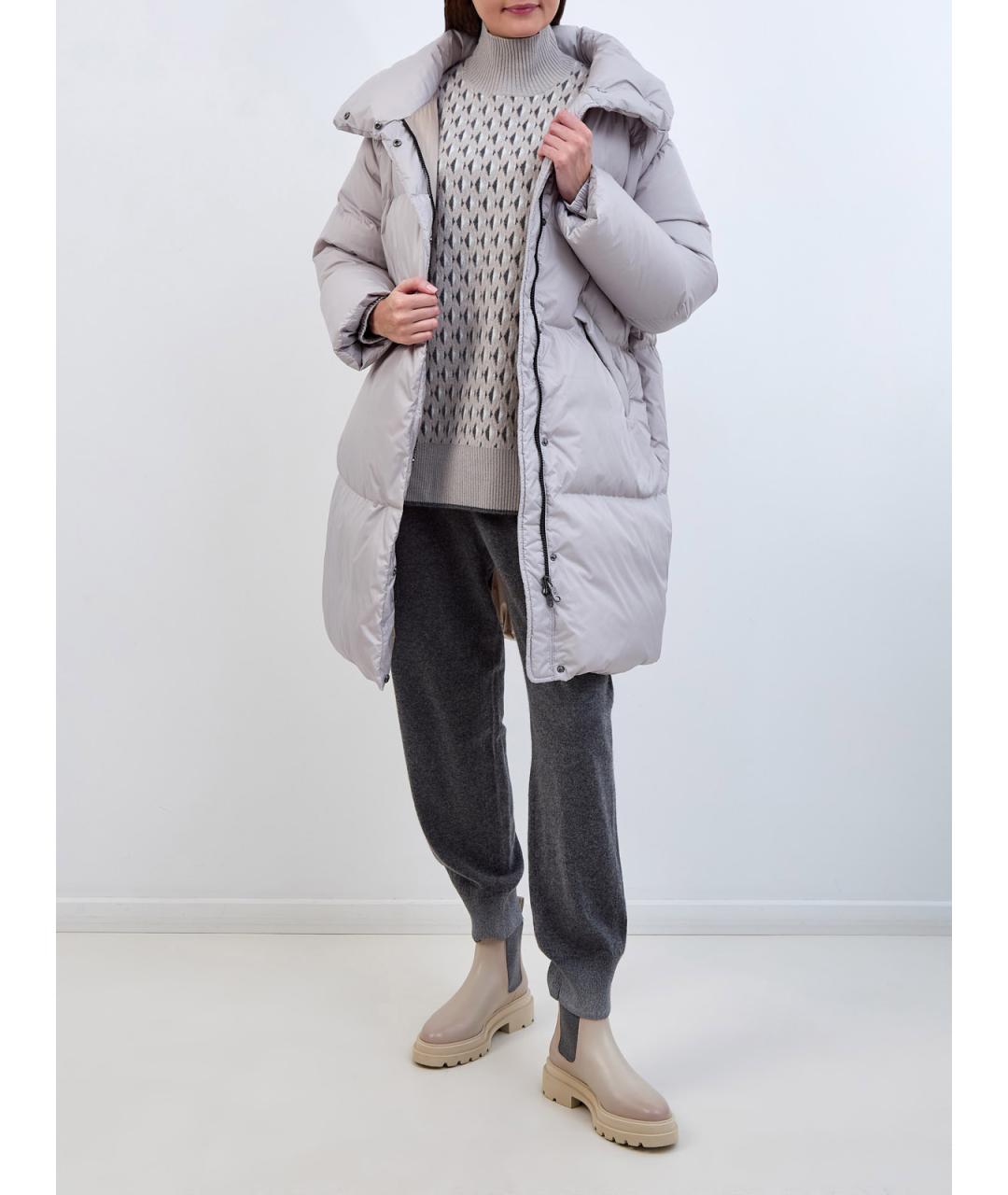 HETREGO Серый полиэстеровый пуховик, фото 2