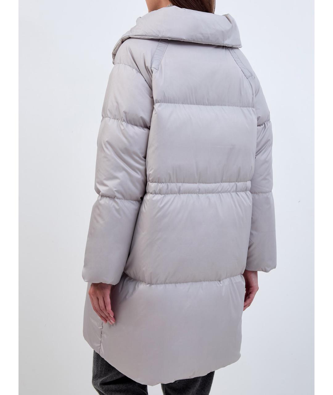 HETREGO Серый полиэстеровый пуховик, фото 4
