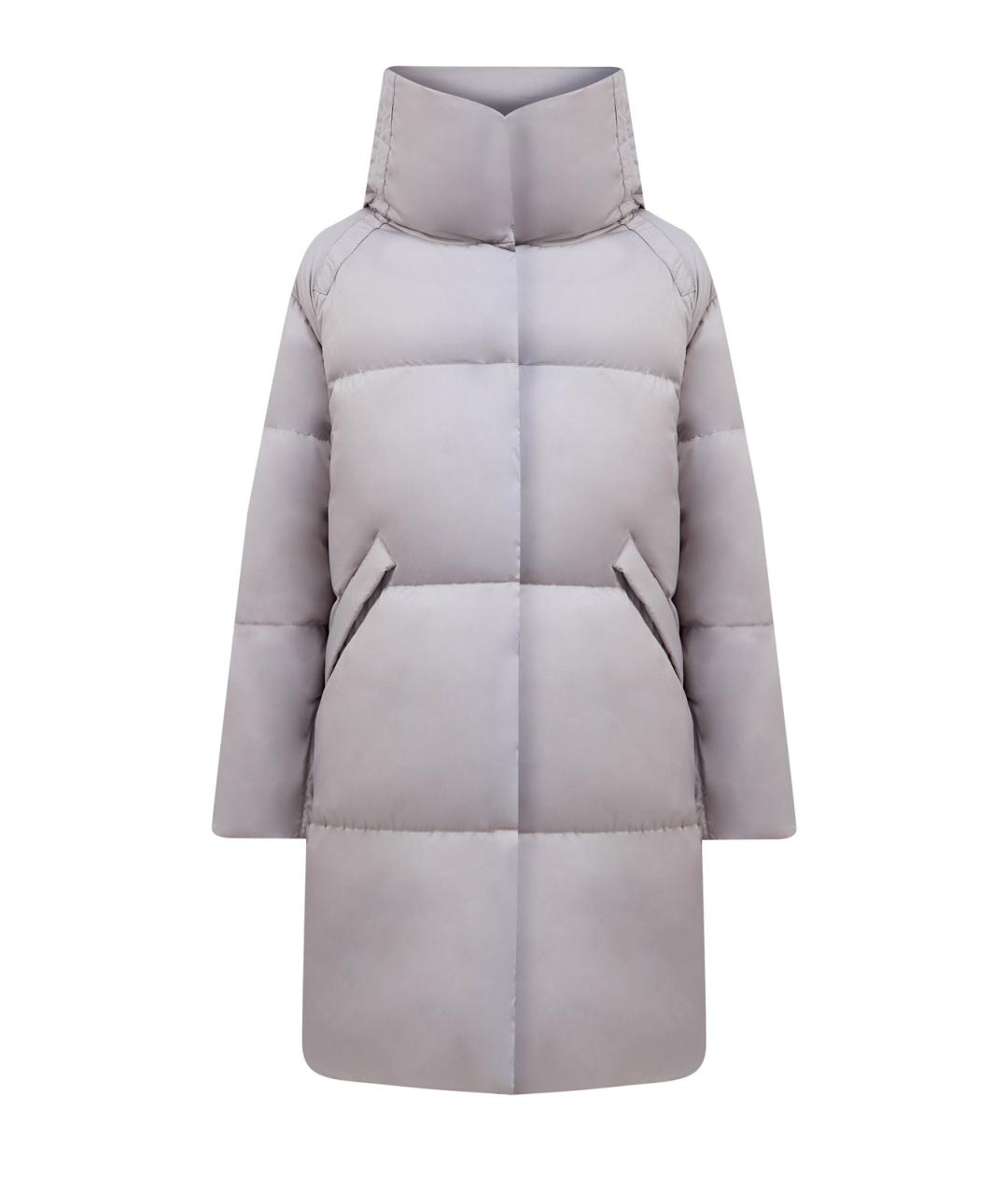 HETREGO Серый полиэстеровый пуховик, фото 1