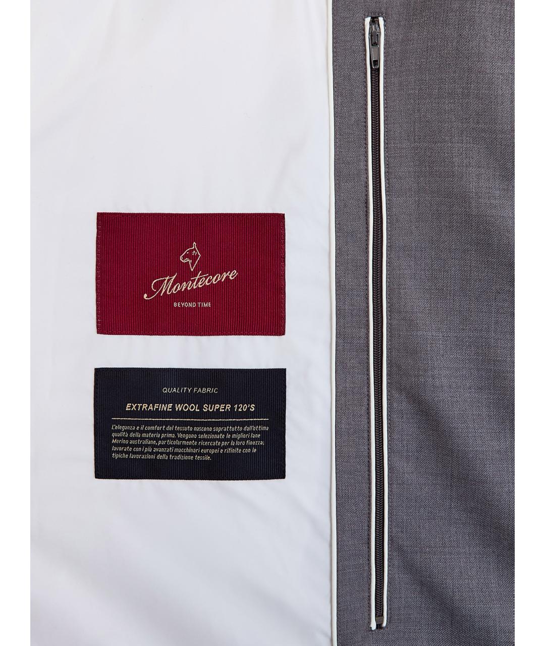 MONTECORE Серый шерстяной пуховик, фото 6