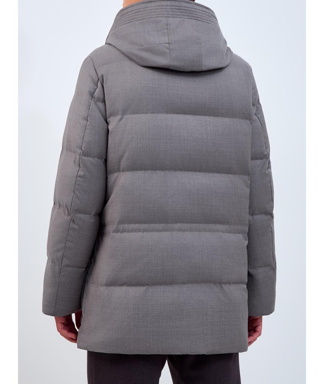 MONTECORE Серый шерстяной пуховик, фото 4