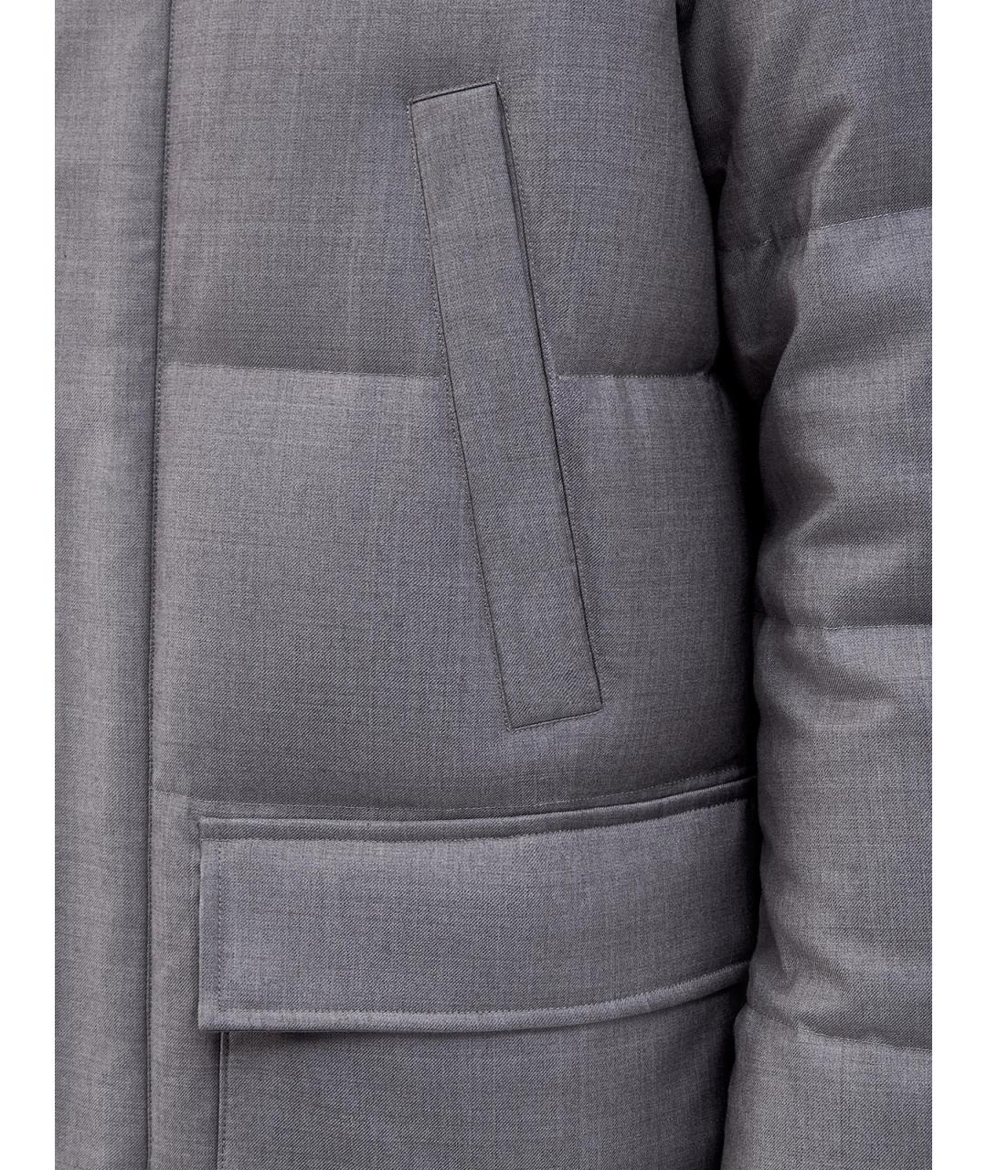 MONTECORE Серый шерстяной пуховик, фото 5