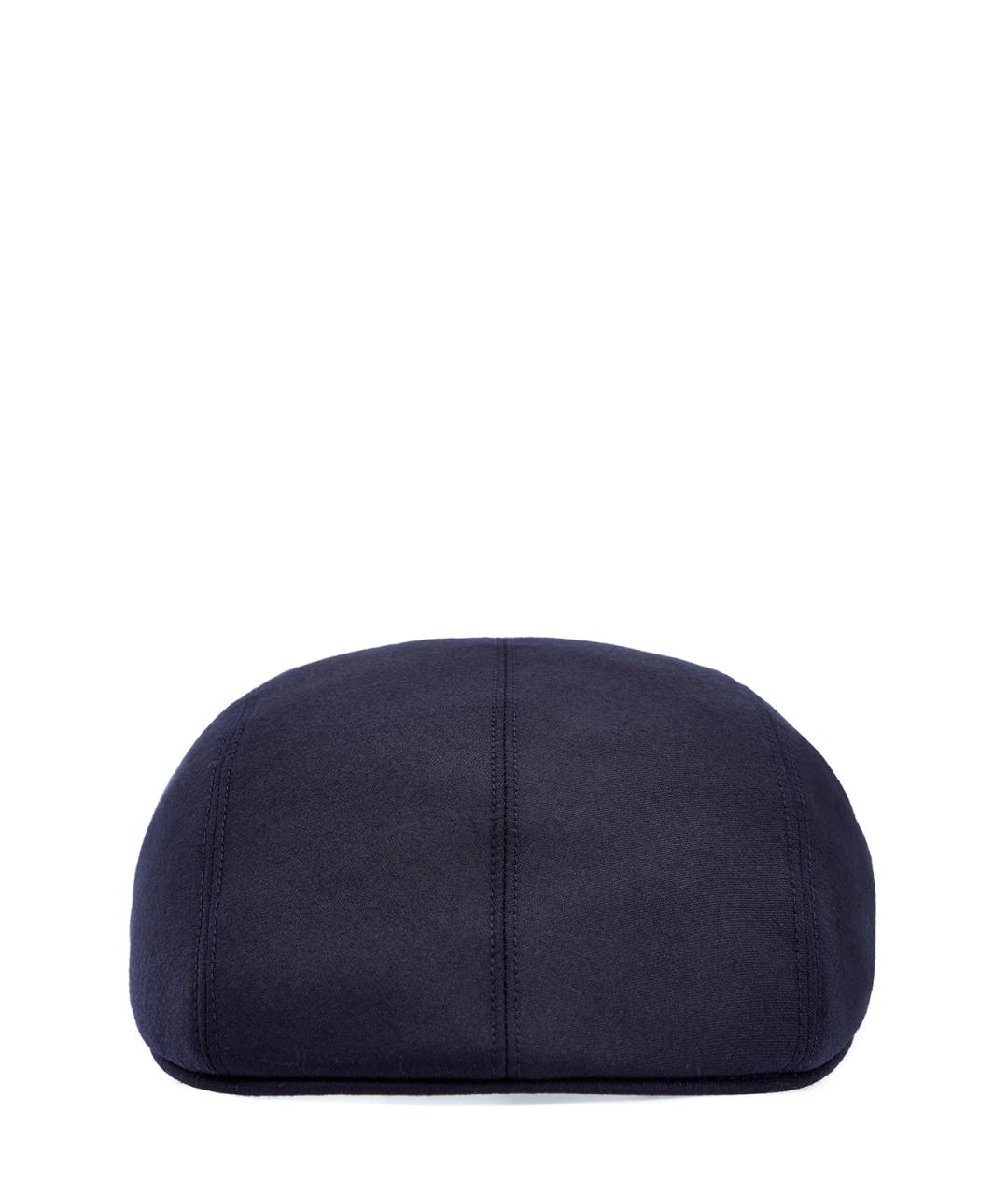 CANALI Синяя шерстяная кепка/бейсболка, фото 1