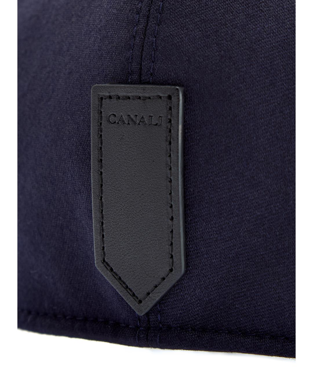 CANALI Синяя шерстяная кепка/бейсболка, фото 4