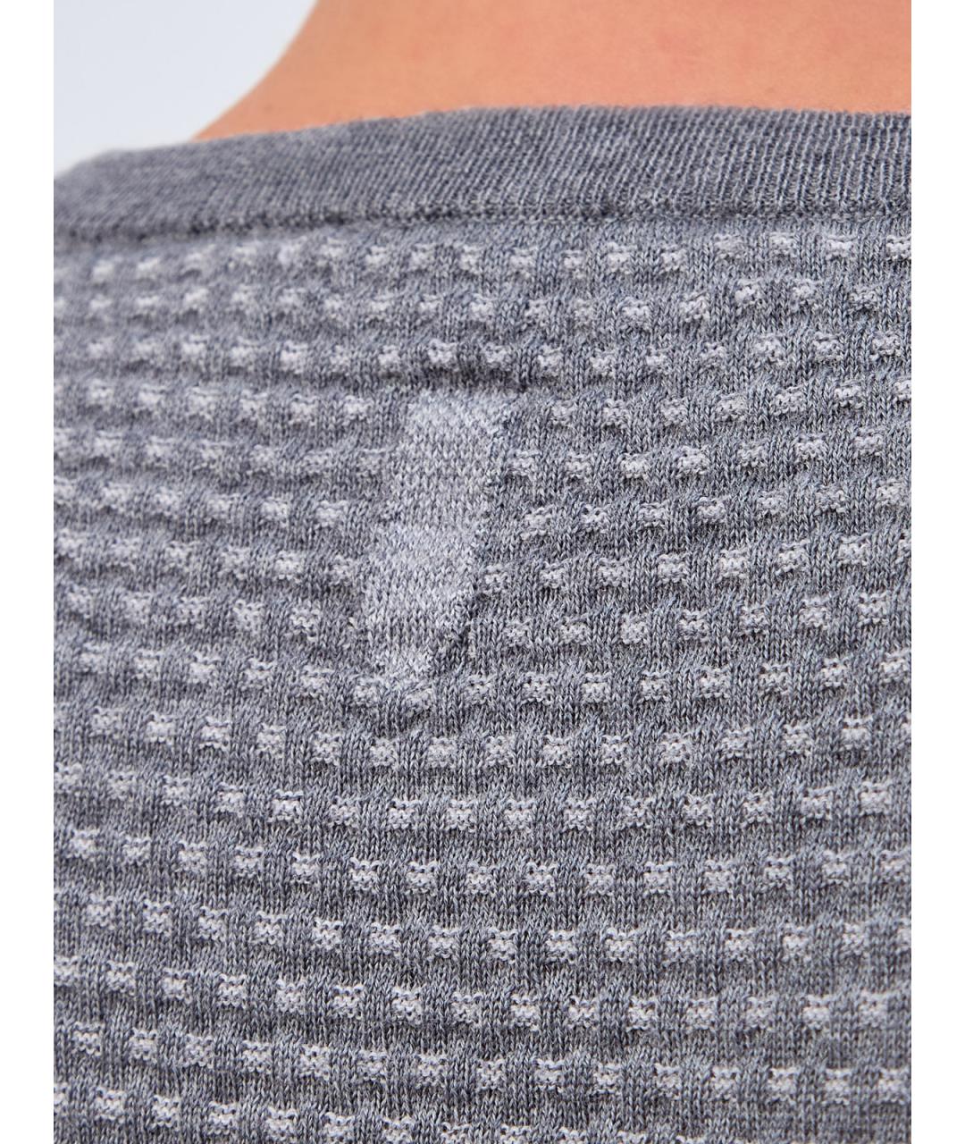 CANALI Серый шерстяной джемпер / свитер, фото 4