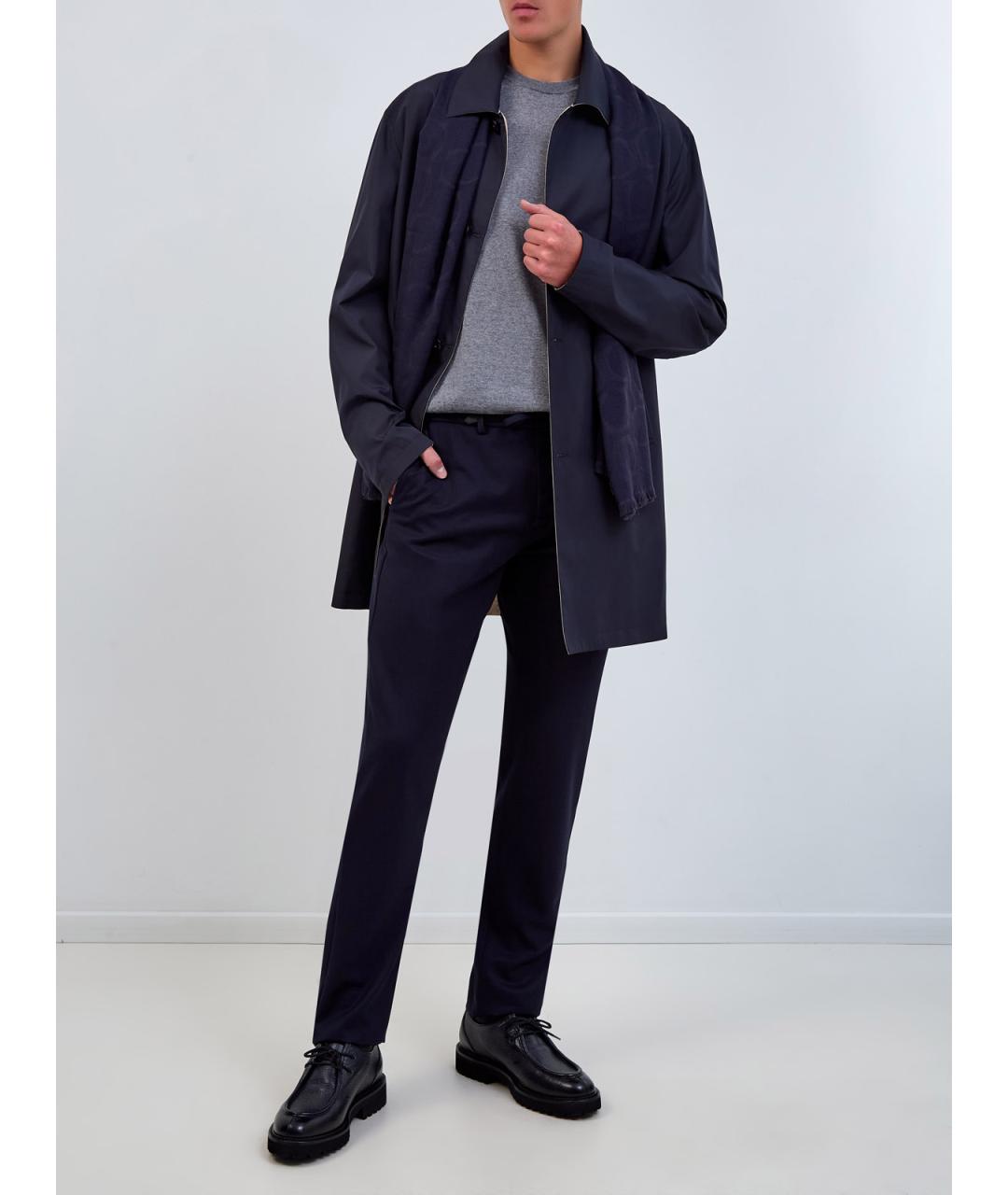 CANALI Серый шерстяной джемпер / свитер, фото 2