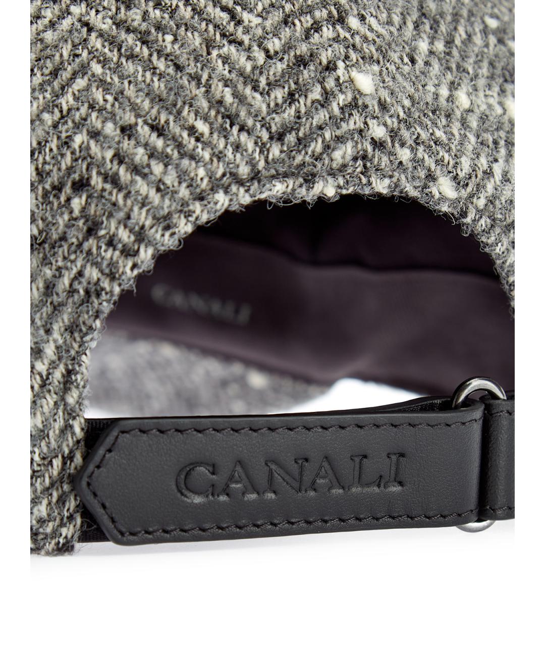 CANALI Серая шерстяная кепка/бейсболка, фото 5