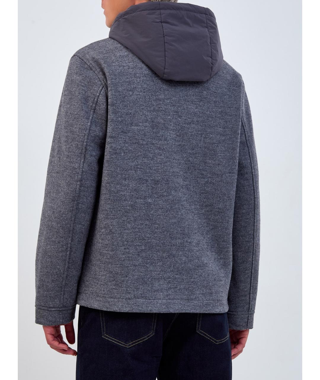 WOOLRICH Серая полиэстеровая куртка, фото 4