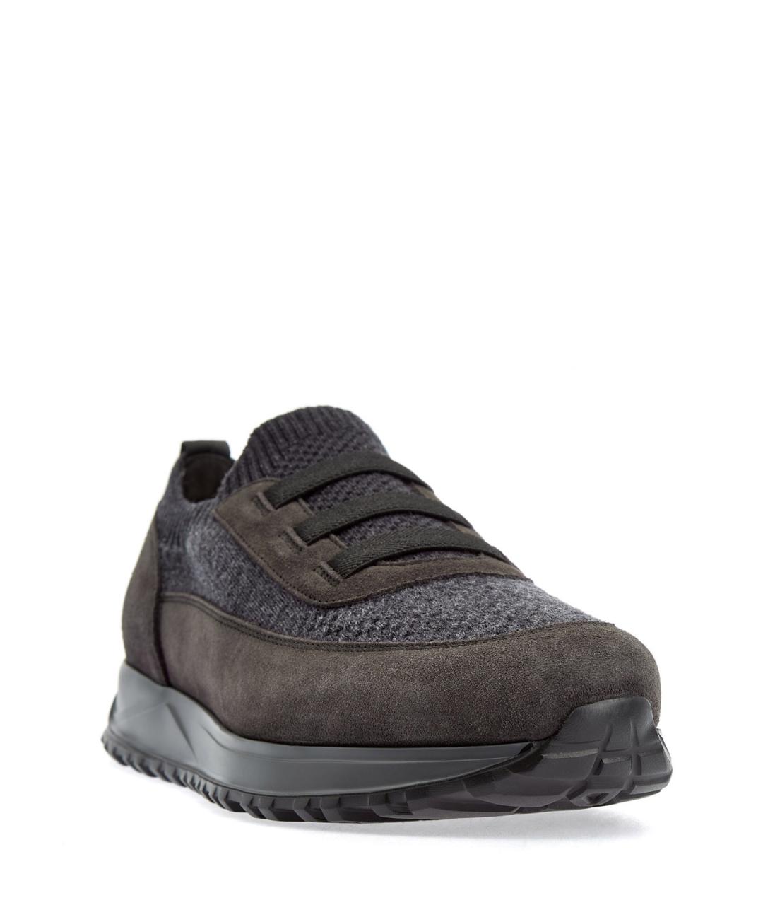 DOUCAL'S Коричневые низкие кроссовки / кеды, фото 3