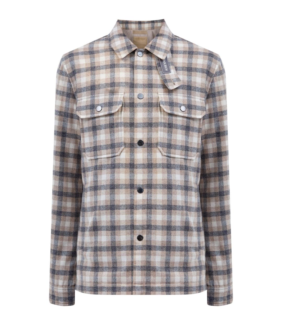 WOOLRICH Мульти шерстяная кэжуал рубашка, фото 1